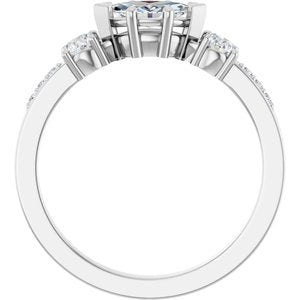 Continuum Sterling Silver 7x3.5 mm Marquise Ring Mounting – image 3