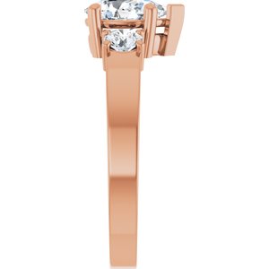 10K Rose Gold 8x5 mm Pear Ring Mounting – image 7