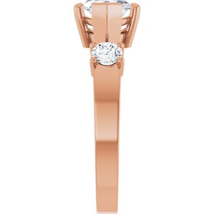 10K Rose Gold 13x6.5 mm Marquise Ring Mounting – image 7