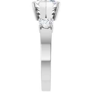 Sterling Silver 13x6.5 mm Marquise Ring Mounting – image 7