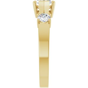 18K Yellow Gold 10x5 mm Marquise Ring Mounting – image 7
