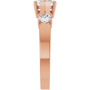 14K Rose Gold 10x5 mm Marquise Ring Mounting – image 7