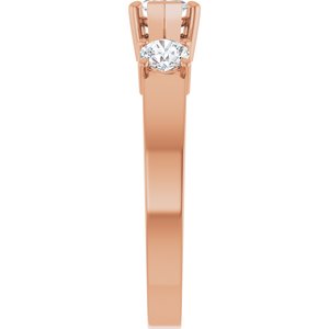 10K Rose Gold 8x4 mm Marquise Ring Mounting – image 7