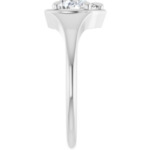 Sterling Silver 7x5 mm Pear Ring Mounting – image 7