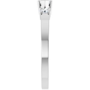 Continuum Sterling Silver 5x3 mm Marquise Ring Mounting – image 7