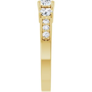 14K Yellow Gold 6x4 mm Oval Ring Mounting – image 7