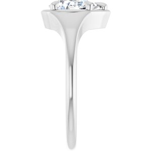 Sterling Silver 8x5 mm Pear Ring Mounting – image 7