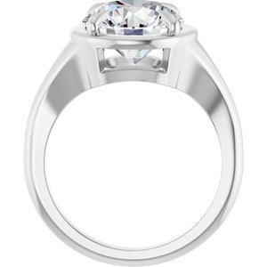 Continuum Sterling Silver 10 mm Round Ring Mounting – image 3