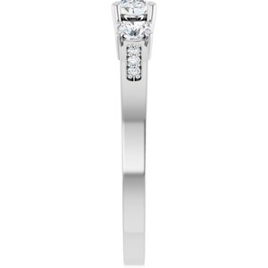 Platinum 5x3.5 mm Oval Ring Mounting – image 7