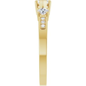 14K Yellow Gold 6x3.5 mm Marquise Ring Mounting – image 7