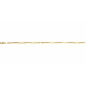 14K Yellow Gold Natural Citrine Link 7" Bracelet – image 2