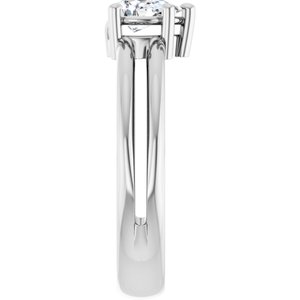 Sterling Silver 6x4 mm Pear Ring Mounting – image 7