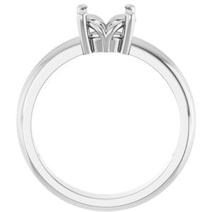 Platinum 7 mm Round Ring Mounting – image 4