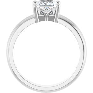 Platinum 5.5x5.5 mm Square Ring Mounting – image 3