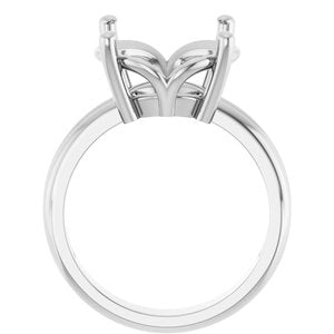 Platinum 13 mm Round Ring Mounting – image 4