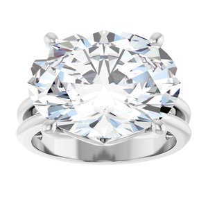Continuum Sterling Silver 16x12 mm Oval Ring Mounting – image 5