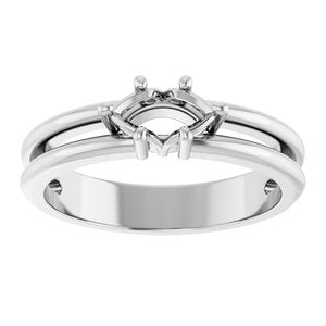 14K X1 White Gold 7x3.5 mm Marquise Ring Mounting – image 6