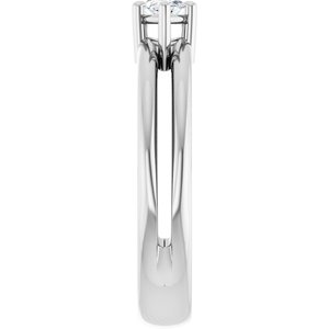 10K White Gold 7x3.5 mm Marquise Ring Mounting – image 7