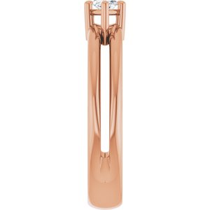 18K Rose Gold 7x3.5 mm Marquise Ring Mounting – image 7