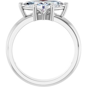 Sterling Silver 12x6 mm Marquise Ring Mounting – image 3