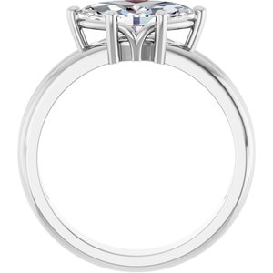 10K White Gold 10.5x5.5 mm Marquise Ring Mounting – image 3