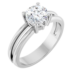 Platinum 6.5 mm Round Ring Mounting