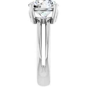Continuum Sterling Silver 9 mm Round Ring Mounting – image 7