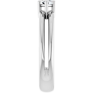 Platinum 6x3.5 mm Marquise Ring Mounting – image 7