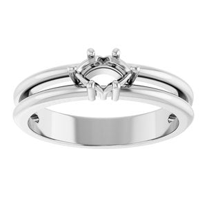 14K X1 White Gold 6x3.5 mm Marquise Ring Mounting – image 6
