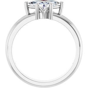 Continuum Sterling Silver 9x4.5 mm Marquise Ring Mounting – image 3