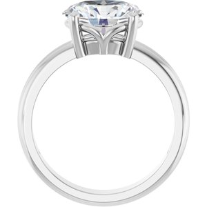 Continuum Sterling Silver 10x8 mm Oval Ring Mounting – image 3