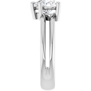 Continuum Sterling Silver 6.5x6.5 mm Heart Ring Mounting – image 7