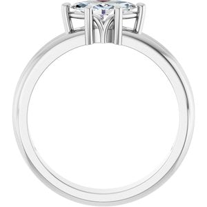 Sterling Silver 8x4 mm Marquise Ring Mounting – image 3