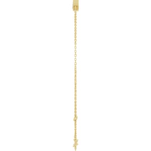 14K Yellow Gold 5x3 mm Emerald 2-Stone Bezel-Set 7 1/2" Bracelet Mounting – image 5