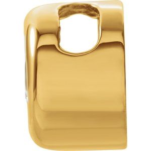 14K Yellow Gold 4 mm Imitation Alexandrite Pendant
