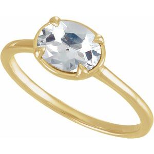 14K Yellow Gold-Plated 1 1/4 CT Lab-Grown Diamond Claw-Prong Bezel-Style Ring – image 4
