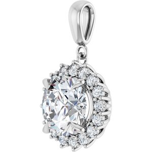 Sterling Silver 10 mm Round Pendant Mounting – image 3