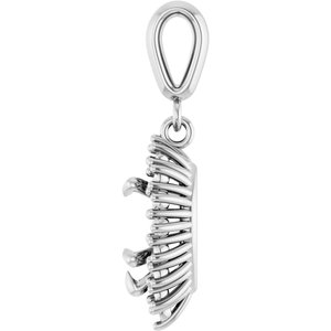 Continuum Sterling Silver 8x5 mm Pear Pendant Mounting – image 6
