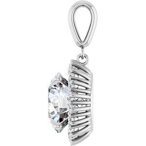 Continuum Sterling Silver 12 mm Round Pendant Mounting – image 5