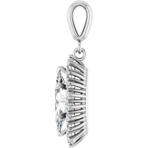 Continuum Sterling Silver 11x5.5 mm Marquise Pendant Mounting – image 5