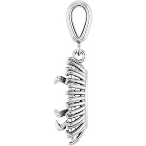 14K White Gold 9x5.5 mm Pear Pendant Mounting – image 6