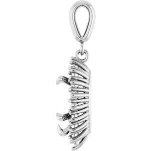 Platinum 10x6 mm Pear Pendant Mounting – image 6