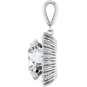 Sterling Silver 15 mm Round Pendant Mounting – image 5