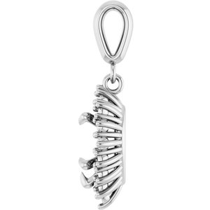 Continuum Sterling Silver 8x6 mm Pear Pendant Mounting – image 6