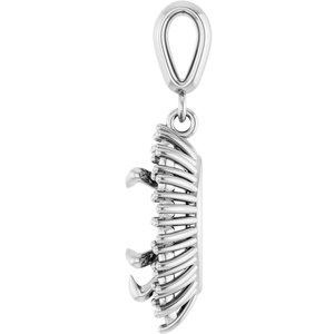 Sterling Silver 10x7 mm Pear Pendant Mounting – image 6