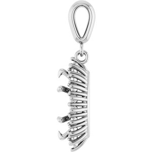 14Kx1 White Gold 10.5x5.5 mm Marquise Pendant Mounting – image 6