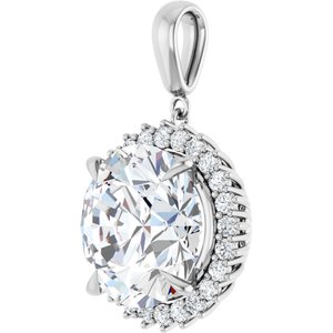 Continuum Sterling Silver 16 mm Round Pendant Mounting – image 3