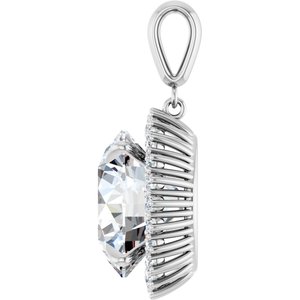 Sterling Silver 16 mm Round Pendant Mounting – image 5