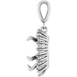 Sterling Silver 10x10 mm Heart Pendant Mounting – image 6