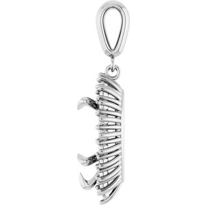 Platinum 14x9 mm Pear Pendant Mounting – image 6
